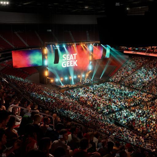 Prudential Center - Section 132 Seat View