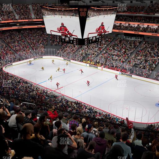 Prudential Center - Section 132 Seat View