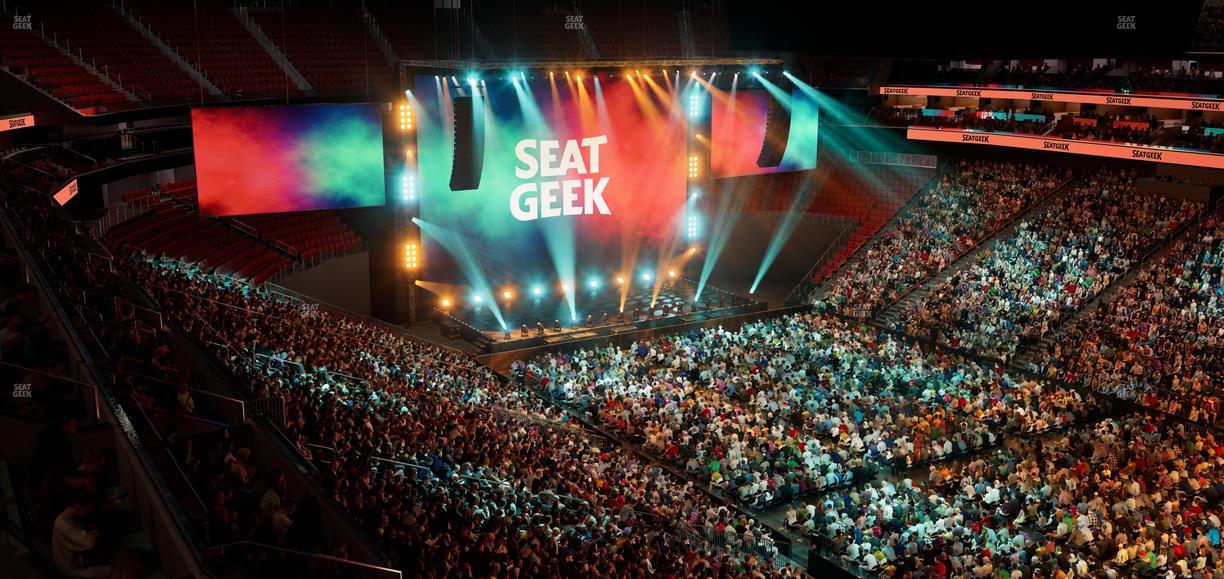 Prudential Center - Section 132 Seat View