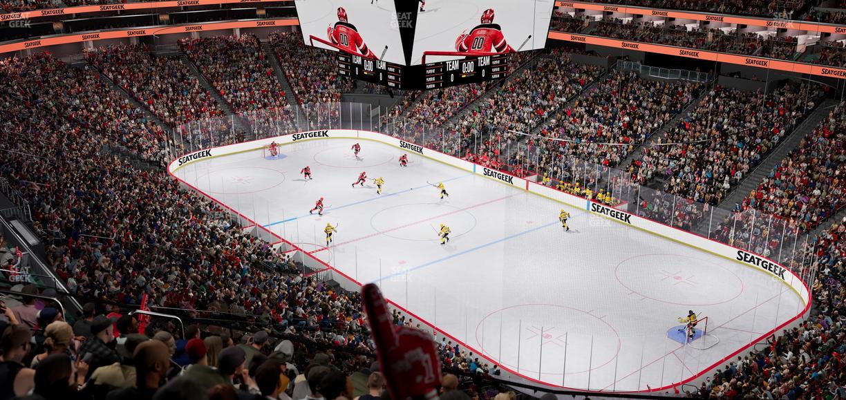 Prudential Center - Section 133 Seat View