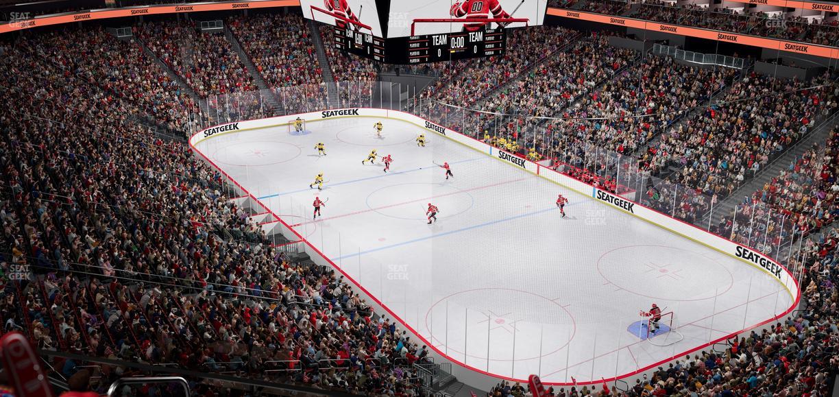 Prudential Center - Section 134 Seat View