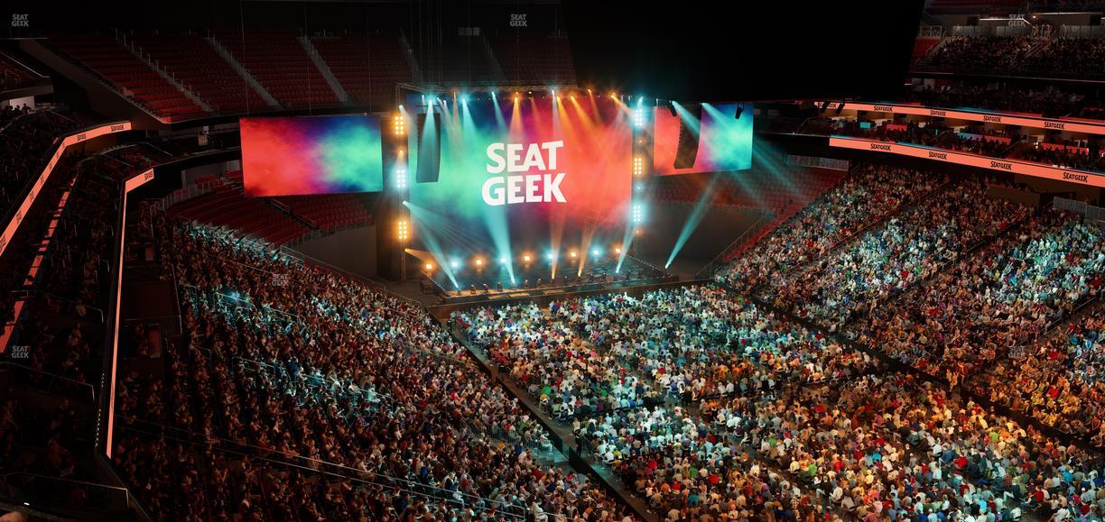 Prudential Center - Section 134 Seat View