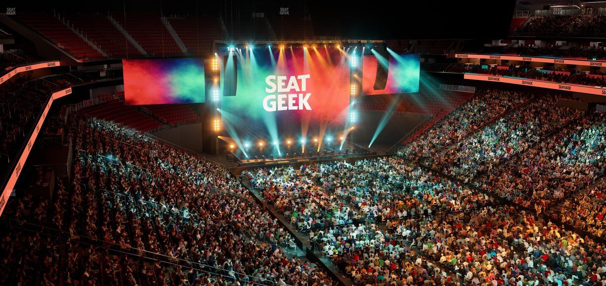 Prudential Center - Section 134 Seat View