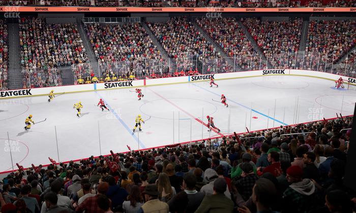 Prudential Center - Section 18 Seat View