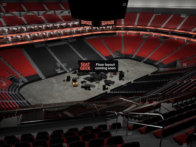 Prudential Center - Section 208 Seat View