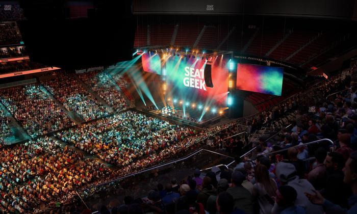 Prudential Center - Section 209 Seat View