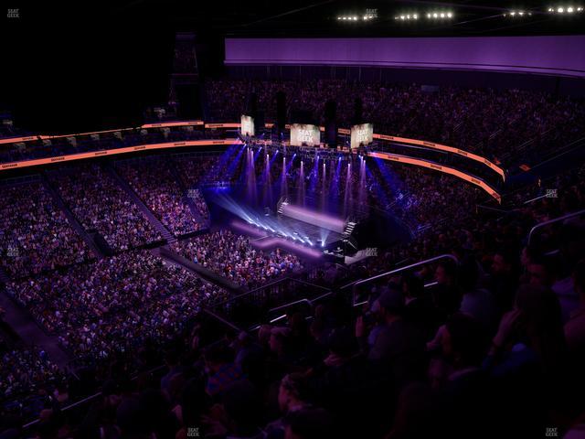 Prudential Center - Section 210 Seat View