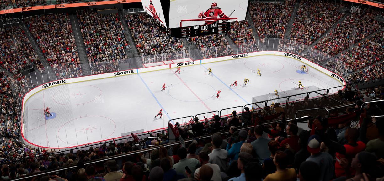 Prudential Center - Section 210 Seat View