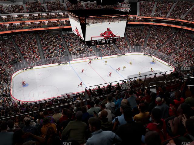 Prudential Center - Section 210 Seat View