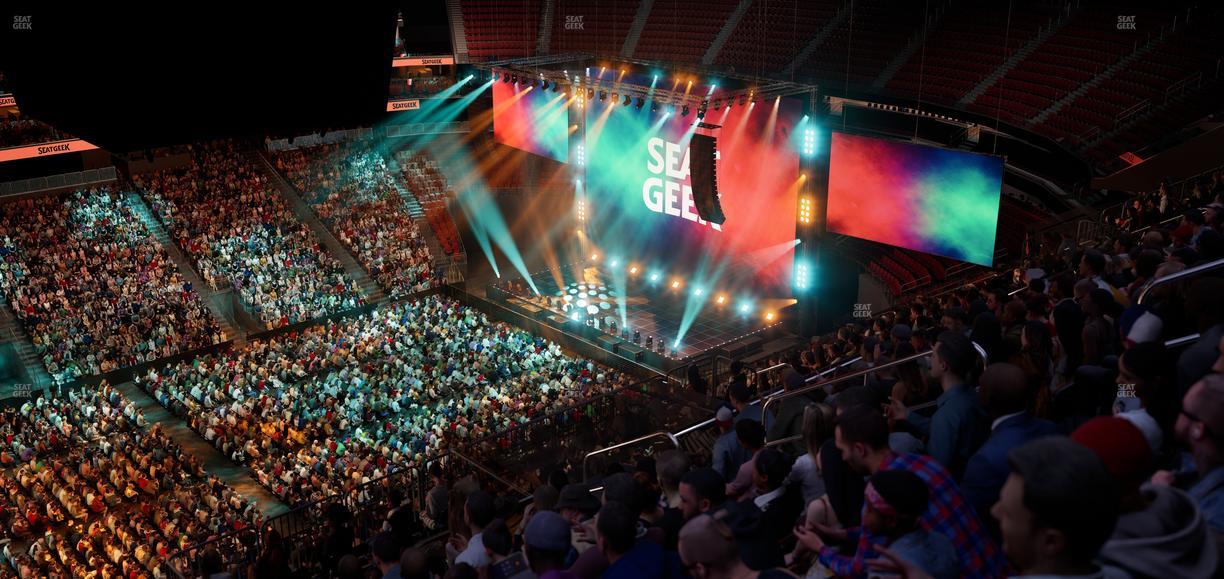 Prudential Center - Section 210 Seat View