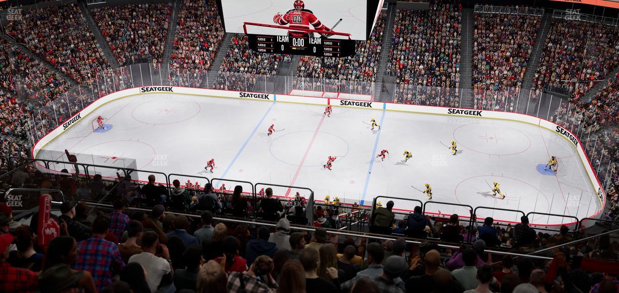 Prudential Center - Section 213 Seat View