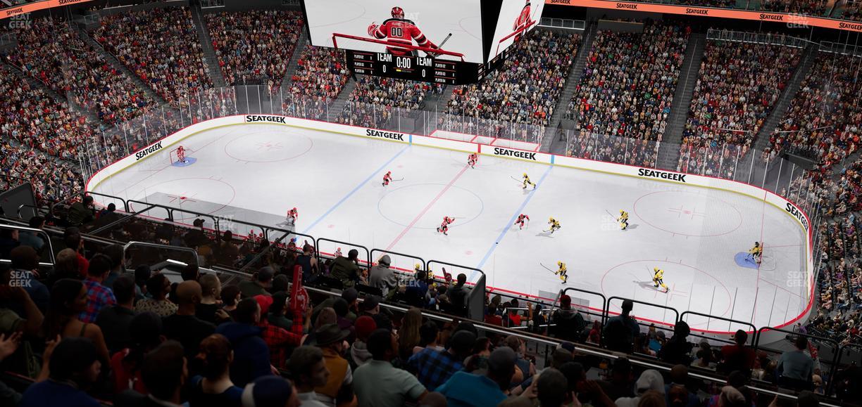 Prudential Center - Section 214 Seat View