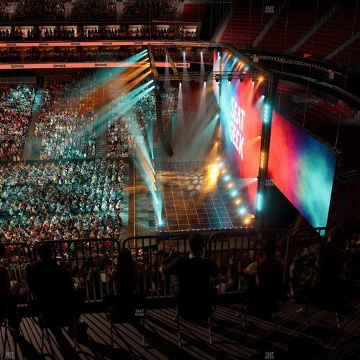 Prudential Center - Section 214 Seat View