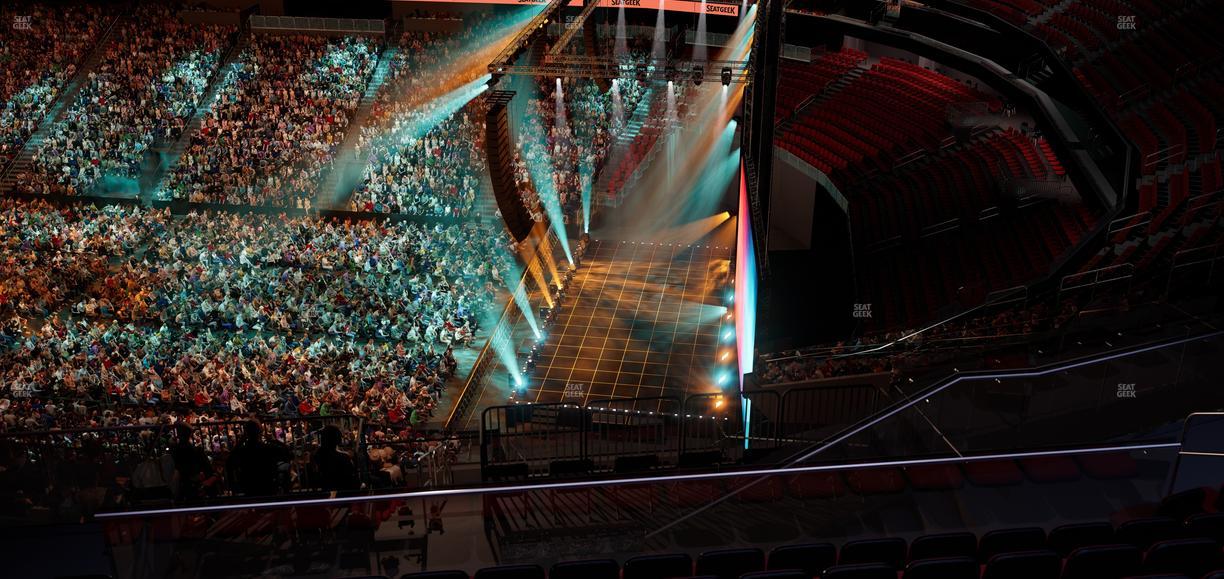 Prudential Center - Section 215 Seat View