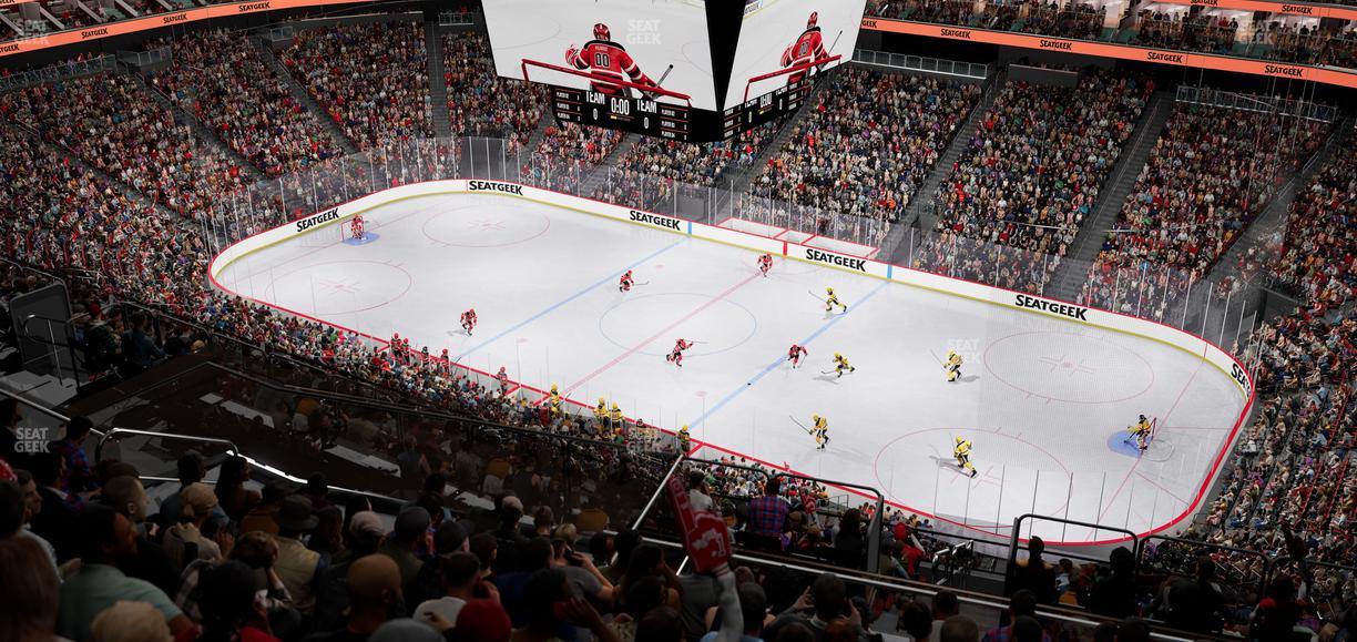 Prudential Center - Section 215 Seat View