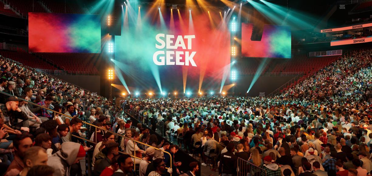 Prudential Center - Section 22 Seat View