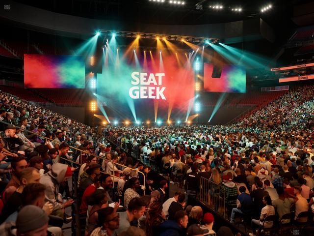 Prudential Center - Section 22 Seat View