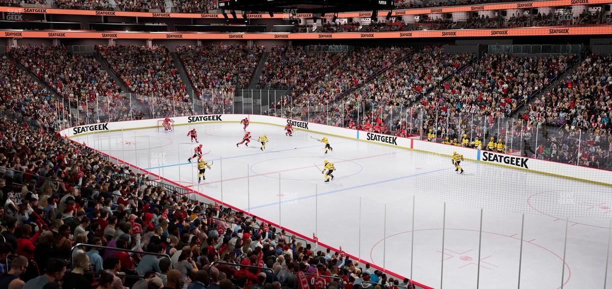 Prudential Center - Section 22 Seat View