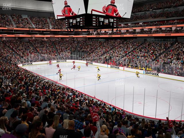 Prudential Center - Section 22 Seat View