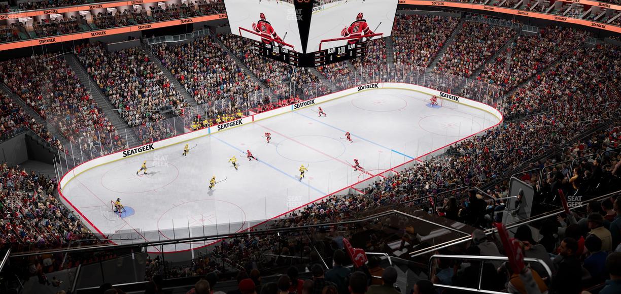 Prudential Center - Section 225 Seat View