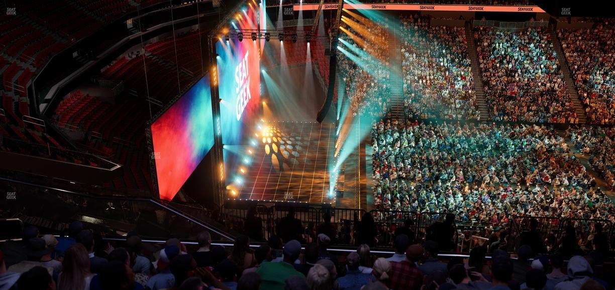 Prudential Center - Section 227 Seat View