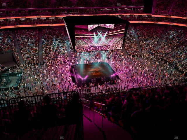 Official view from Section 228 at Prudential Center