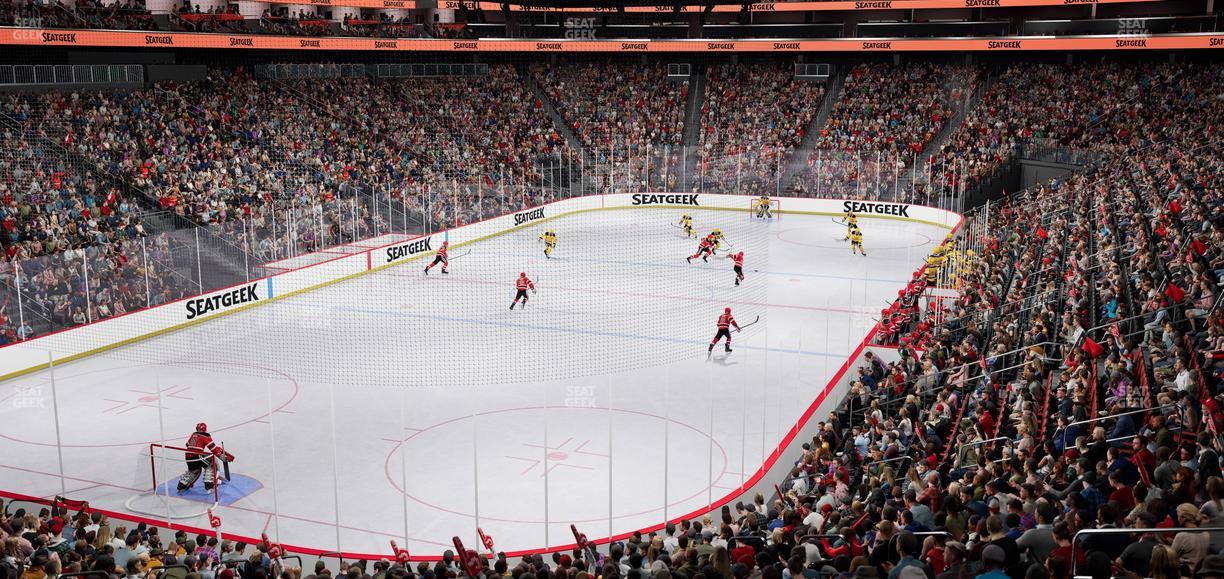 Prudential Center - Section 4 Seat View