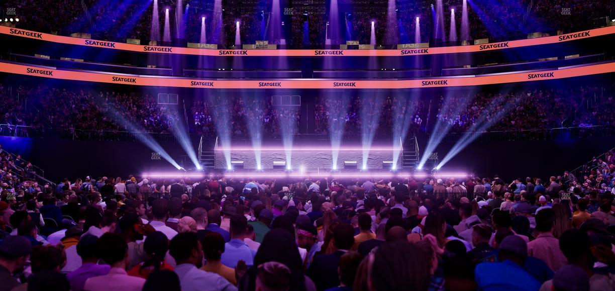 Prudential Center - Section Floor B Seat View