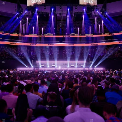 Prudential Center - Section Floor B Seat View