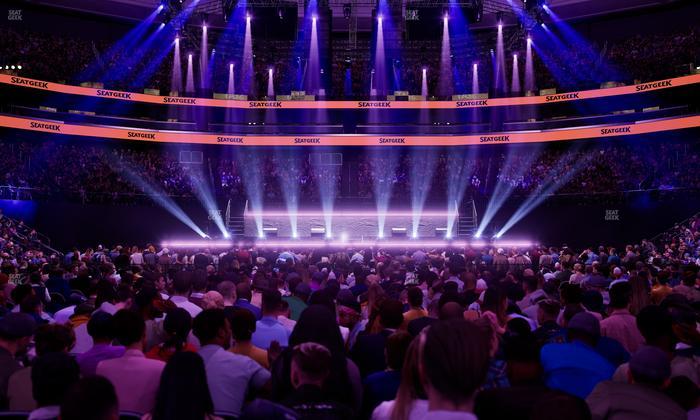 Prudential Center - Section Floor B Seat View