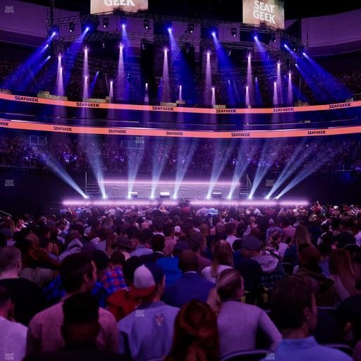 Prudential Center - Section Floor C Seat View