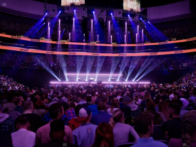 Prudential Center - Section Floor C Seat View