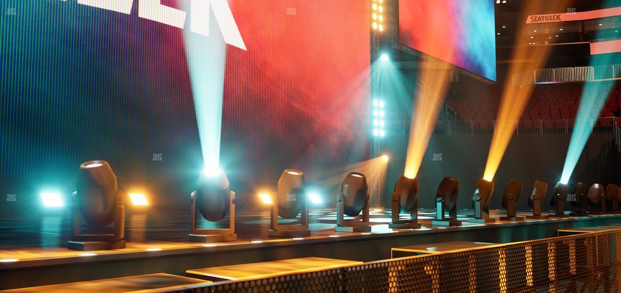 Prudential Center - Section Floor C Seat View