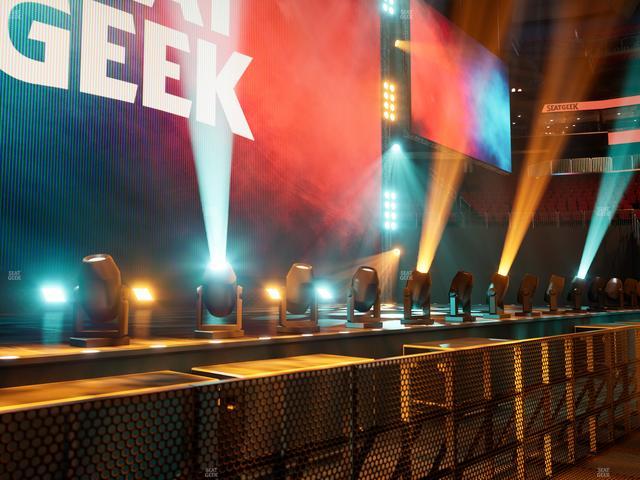 Prudential Center - Section Floor C Seat View