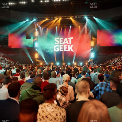 Prudential Center - Section Floor D Seat View