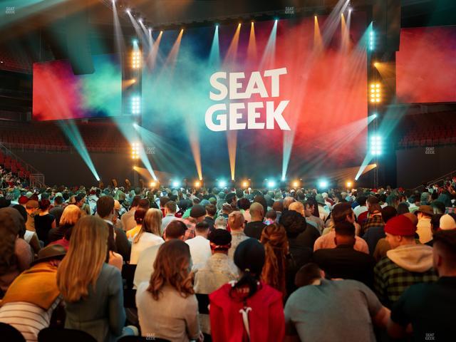 Prudential Center - Section Floor D Seat View