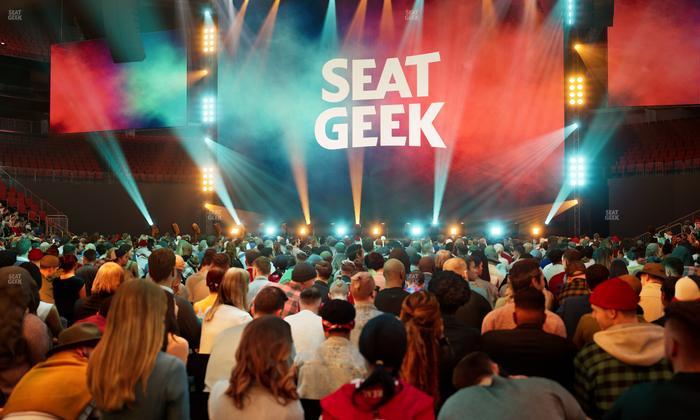 Prudential Center - Section Floor D Seat View