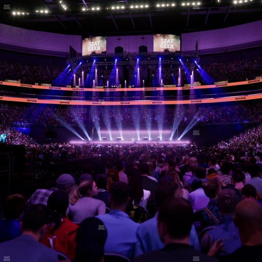 Prudential Center - Section Floor D Seat View