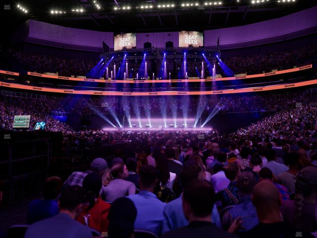 Prudential Center - Section Floor D Seat View