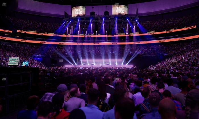 Prudential Center - Section Floor D Seat View