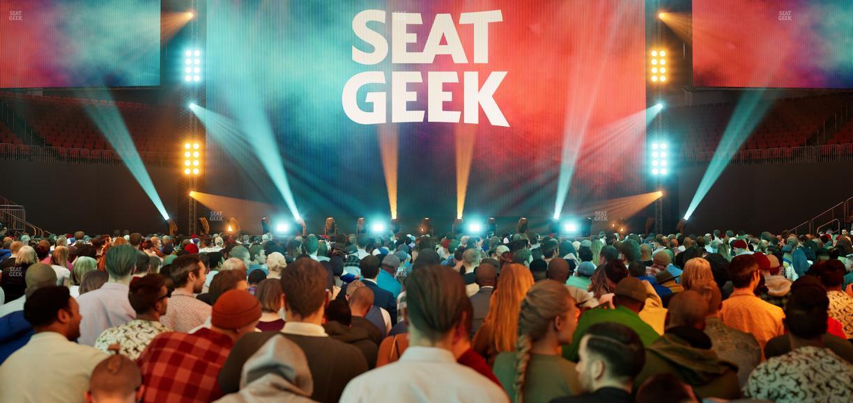 Prudential Center - Section Floor E Seat View