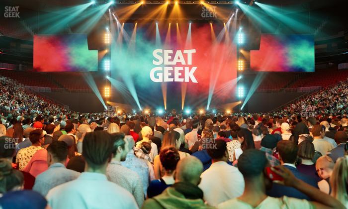 Prudential Center - Section Floor E Seat View