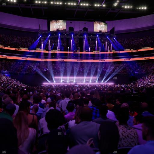 Prudential Center - Section Floor F Seat View