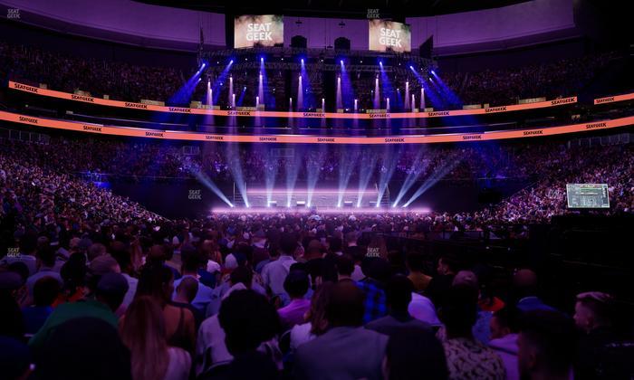 Prudential Center - Section Floor F Seat View