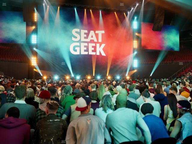 Prudential Center - Section Floor F Seat View