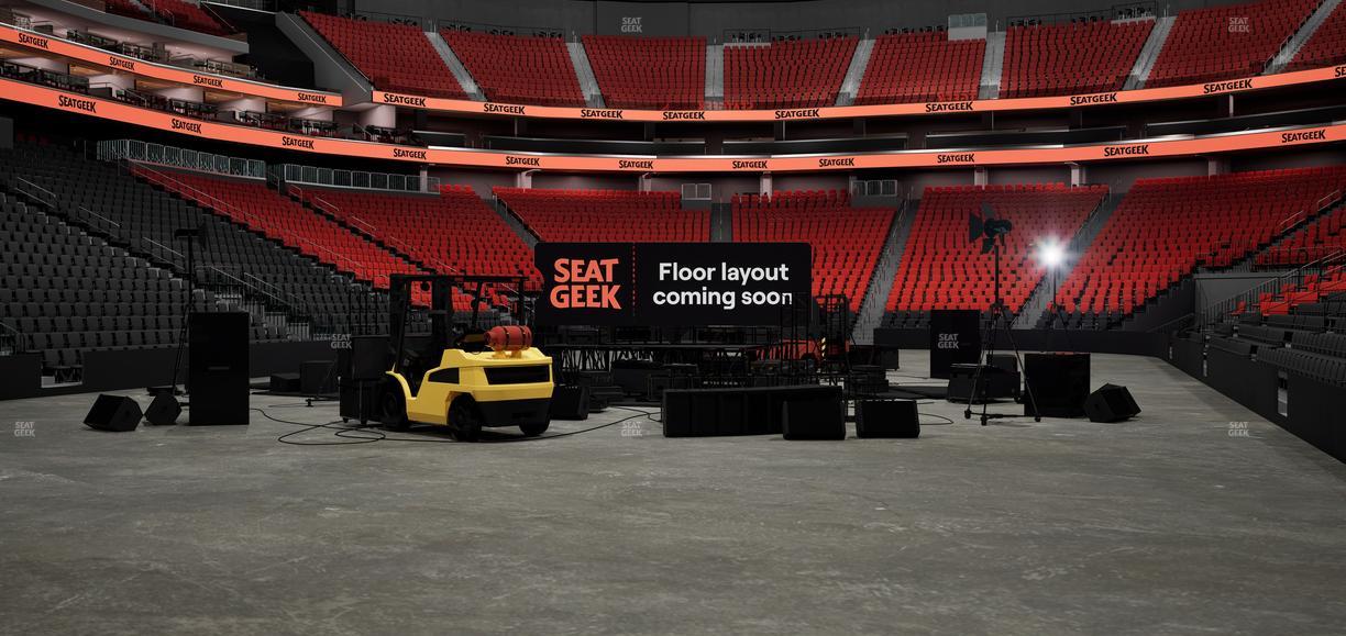 Prudential Center - Section Floor Seat View