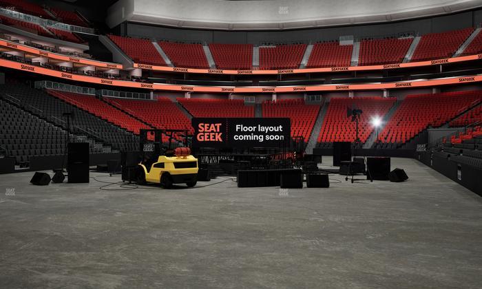 Prudential Center - Section Floor Seat View