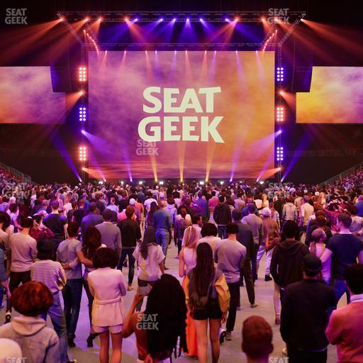 Prudential Center - Section Ga Floor Seat View