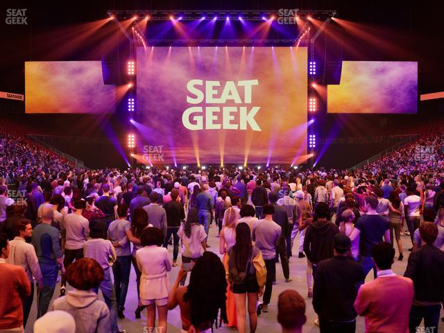 Prudential Center - Section Ga Floor Seat View