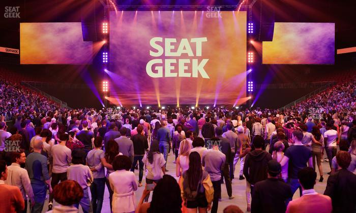 Prudential Center - Section Ga Floor Seat View